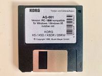 KORG AG-001 Treiber Diskette PC /IBM für Windows KORG X5, X5D, X5 Bayern - Kochel am See Vorschau