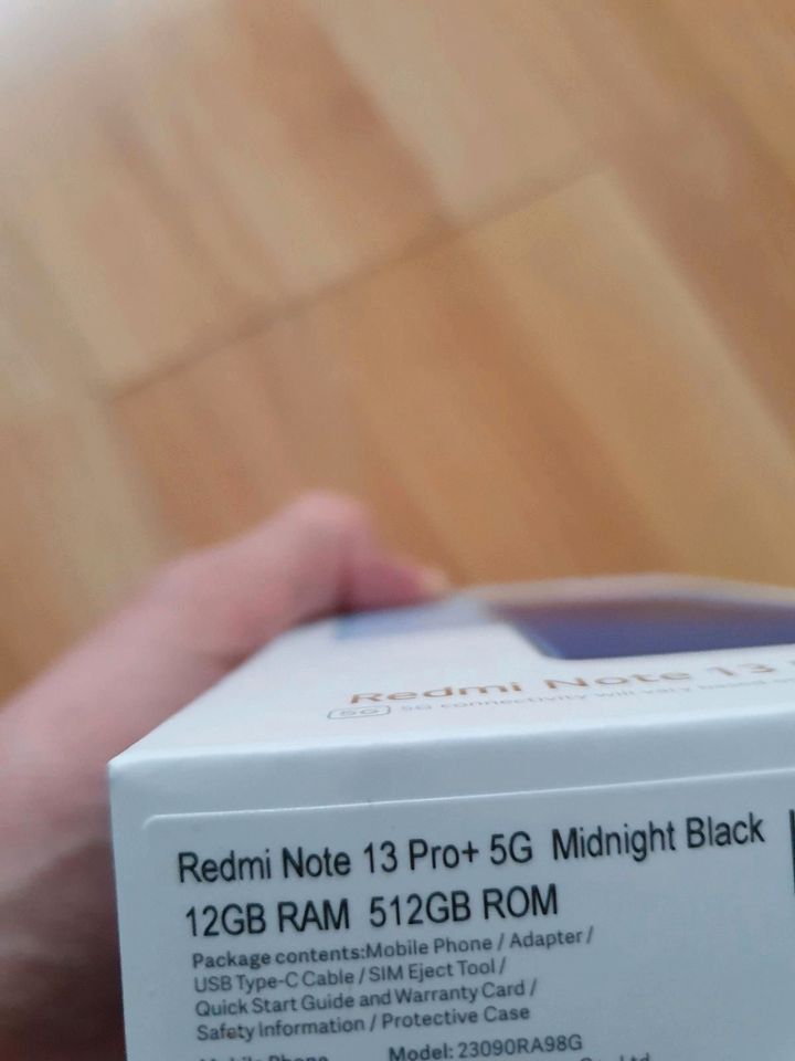 Xiaomi Redmi Note 13 Pro+ 5G 12 GB + 512 GB Midnight Black in Germering
