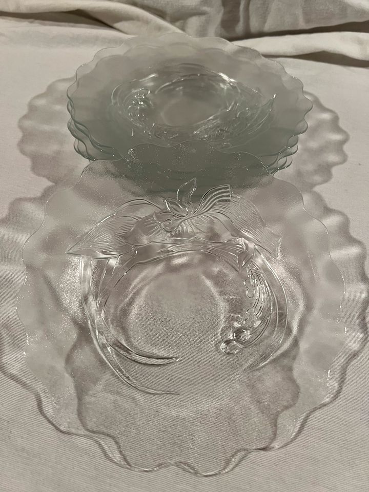 Unbenutzt: kleine Glasteller (6 Stück) in Hausach