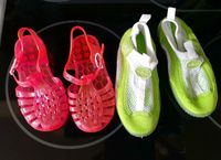 Badeschuhe Wasserschuhe Gr 27 oder 25/26 neu neon pink grün Bayern - Germering Vorschau