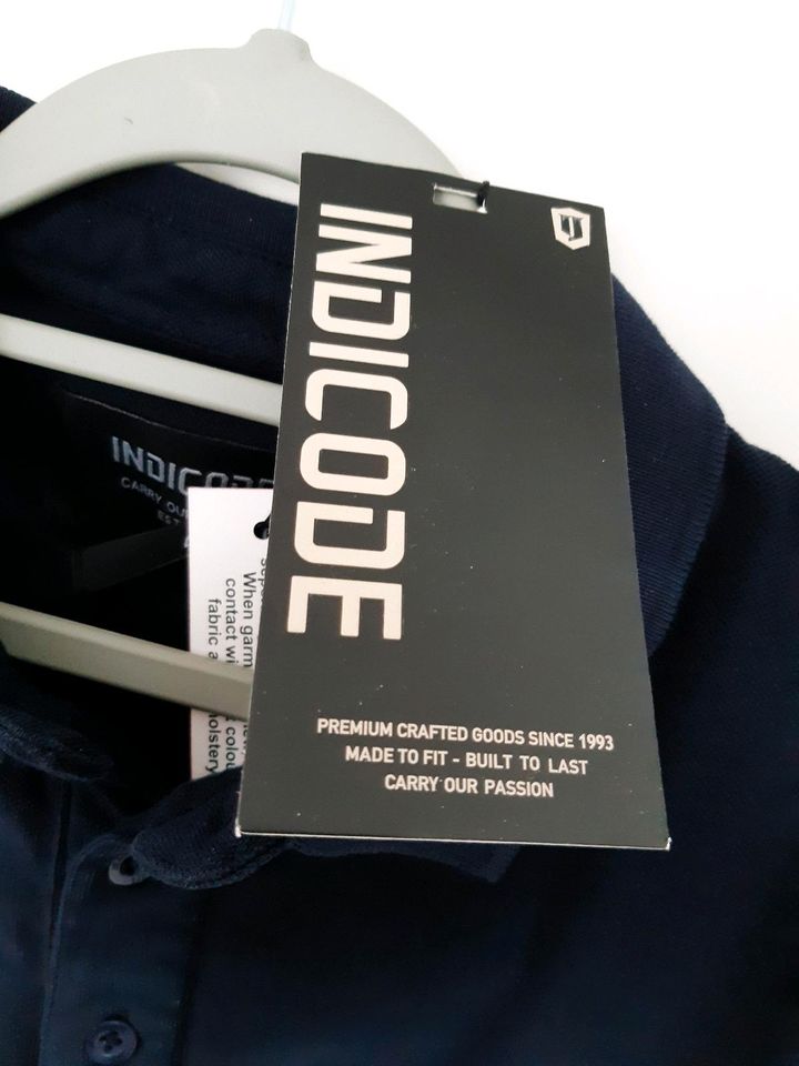 *Neu* navy blaues Indicode Poloshirt in Berlin