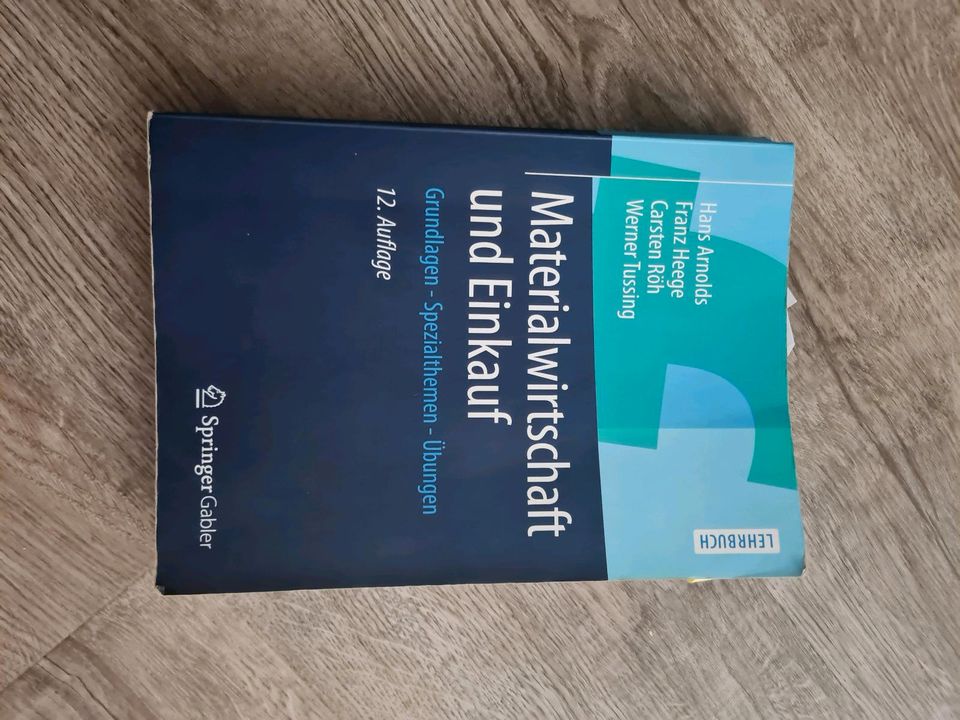 Materialwirtschaft Einkauf Springer Gabler 12.Auflage Buch in Porta Westfalica