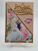 Goldene - Hochzeitskarte - individuell & handgefertigt Hessen - Grebenau Vorschau