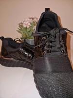 remonte - modische sneaker schwarz/glitzer  selten getragen beque Bayern - Cham Vorschau