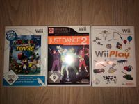 Wii Spiele - Mario Power Tennis - Just dance 2 - Wii Play Nordrhein-Westfalen - Hilden Vorschau