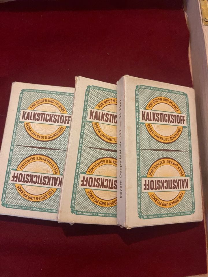Alte Spielkarten in Memmingen