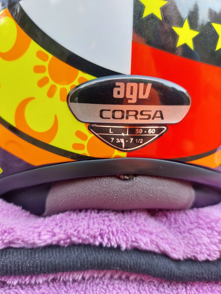 AGV Corsa Elements Valentino Rossi Motorradhelm Größe L in Dohna