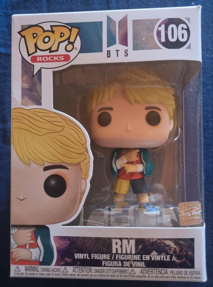 BTS RM Funko Pop Nr. 106, sehr guter Zustand in Geiselhöring