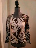 Pullover, braun, weiß, rosa gemustert mit Strasssteinen, Gr. 38 Nordrhein-Westfalen - Niederzier Vorschau