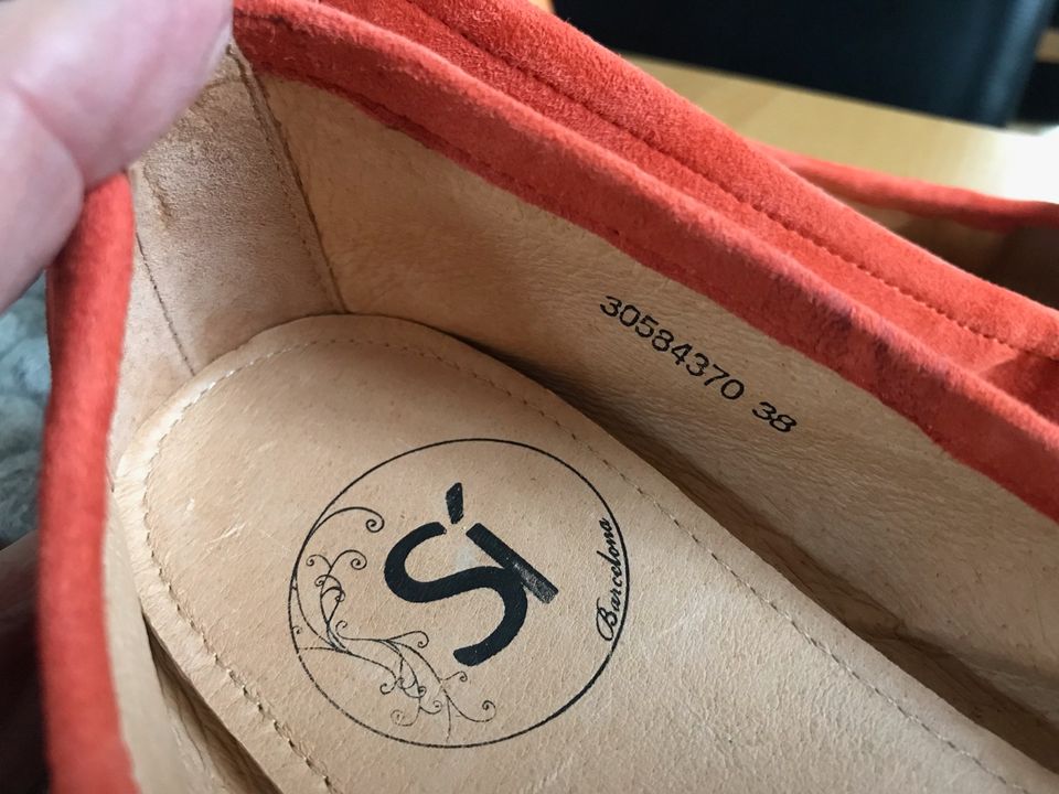 Ballerinas von Si Barcelona Gr.38 NEU! Orange in Mülheim (Ruhr)