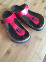 Birkenstock Sandalen Rot Zehensandale Schlappen Berlin - Steglitz Vorschau