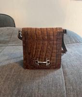 Vintage 50er 60er Ledertasche Handtasche Krokodilleder Optik Nordrhein-Westfalen - Sankt Augustin Vorschau