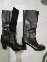 Tamaris Stiefel 40 schwarz Leder Echtleder top neu Nordrhein-Westfalen - Straelen Vorschau