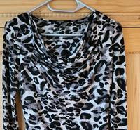 Bluse Top mit Leo Muster  und Wasserfall Ausschnitt von Comma Bayern - Gilching Vorschau