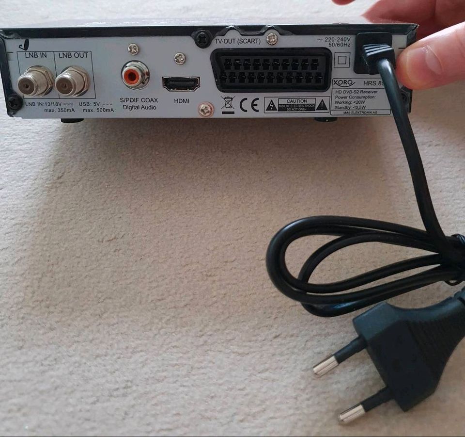 Digitaler Satellitenreceiver HD, XORO HRS 8560 in Kiel