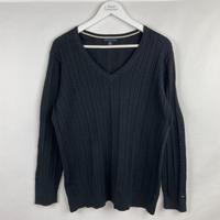 Tommy Hilfiger Zopfmusterpullover Schwarz (2XL) Bayern - Lochhausen Vorschau