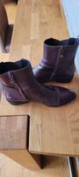 Geox Stiefelette spitz Leder 39 bordeaux chic Stretch Hessen - Bensheim Vorschau