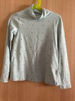 H&M Rollkragen Langarm Shirt dünn hellblau Herzen Gr. 122/128 Sachsen - Delitzsch Vorschau