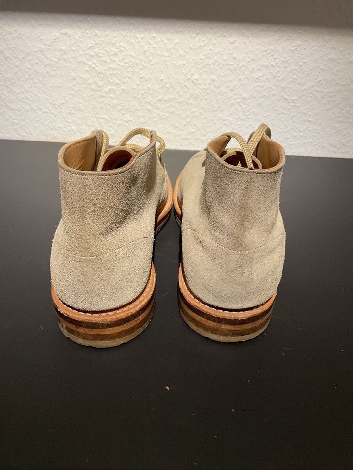 Clarks Chukka Boots Gr 46, made in GB, rahmengenäht in Hemsbach