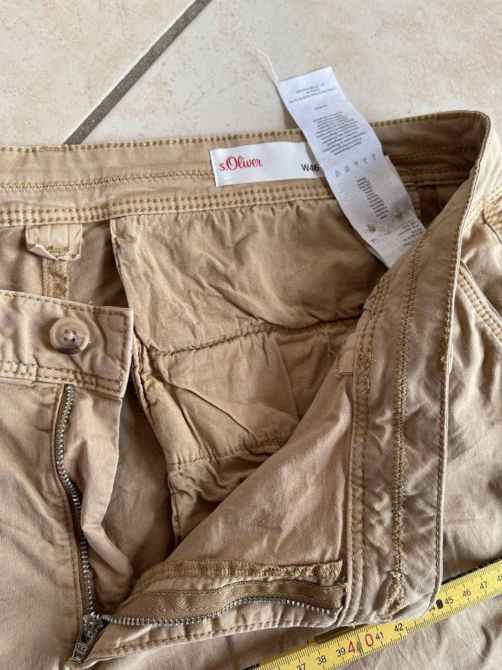 Beige S. Oliver Hose Größe 46 in Hofgeismar