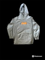 Supreme Boxlogo Hoodie L Grau Orange Nordrhein-Westfalen - Ratingen Vorschau