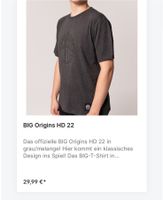 BIG Berlin International Gaming Shirt Origins HD 22 3XL Berlin - Lichterfelde Vorschau