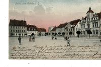 AK "Gruß aus Ostritz" Markt, Farbdruck 1907 Kreis Görlitz Zittau Sachsen - Görlitz Vorschau