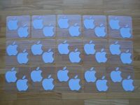 APPLE LOGO 30 Aufkleber Sticker (15 x 2) Apfel iPad iPhone NEU Markersdorf bei Görlitz - Gersdorf Vorschau