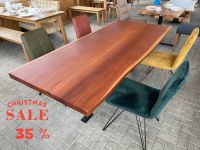 Esszimmertisch Mahagoni Esstisch Baumkantentisch Esszimmertisch X-MAS SALE 35 % Massivholzplatte Nordrhein-Westfalen - Marsberg Vorschau