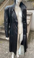 Ledermantel Vintage Trenchcoat Herren Größe 50 schwarz Bayern - Kulmbach Vorschau