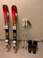 Kinderski + Skischuhe + Stöcke + Helm Baden-Württemberg - Ladenburg Vorschau