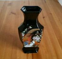 Blumenvase schwarz mit Pfaumotiv Decor Exclusiv Frankfurt am Main - Gallusviertel Vorschau