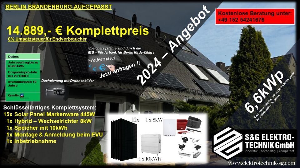 PV Anlage  Beratung  Planung  Montage   Abnahme & Anmeldung in Berlin