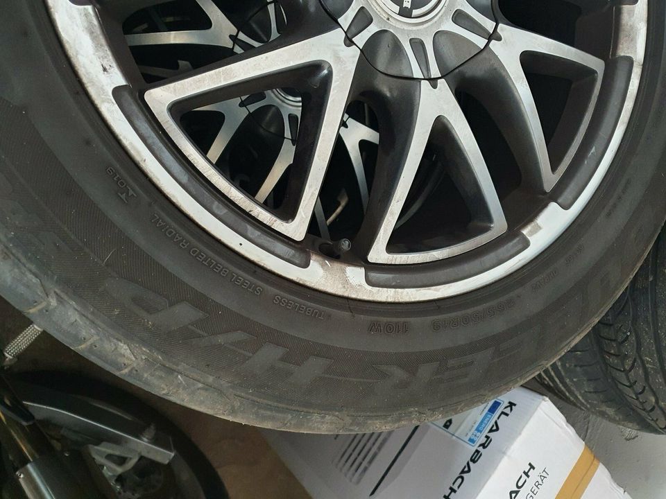 4x 265/50R19 Touareg Borbet XA Alu Sommer Räder Alus 8x19 ET55 in Kamern