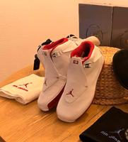 Jordan XVIII (18), white/ varsity red, 2003 OG, US 8,5, EU 42 Hessen - Darmstadt Vorschau