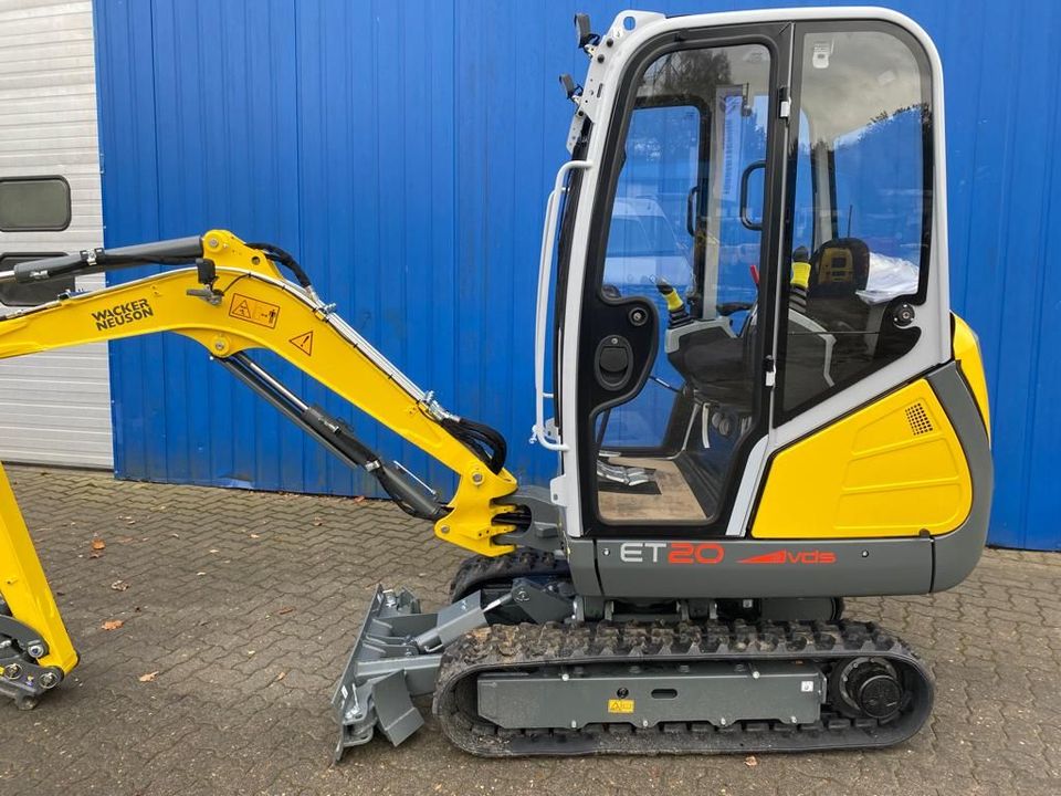 Miete - Minibagger Wacker Neuson ET20 VDS, MS01, 2000kg in Harsefeld