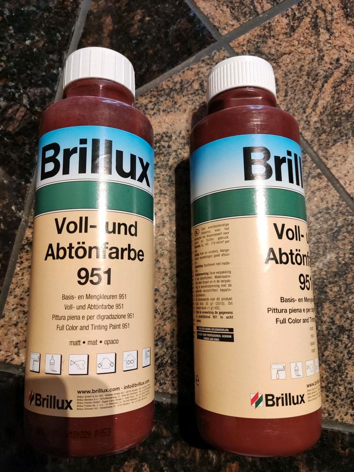 Neu!! Zwei Brillux Abtönfarbe Kastanie 0,5 L in Baden-Württemberg -  Remshalden | eBay Kleinanzeigen ist jetzt Kleinanzeigen