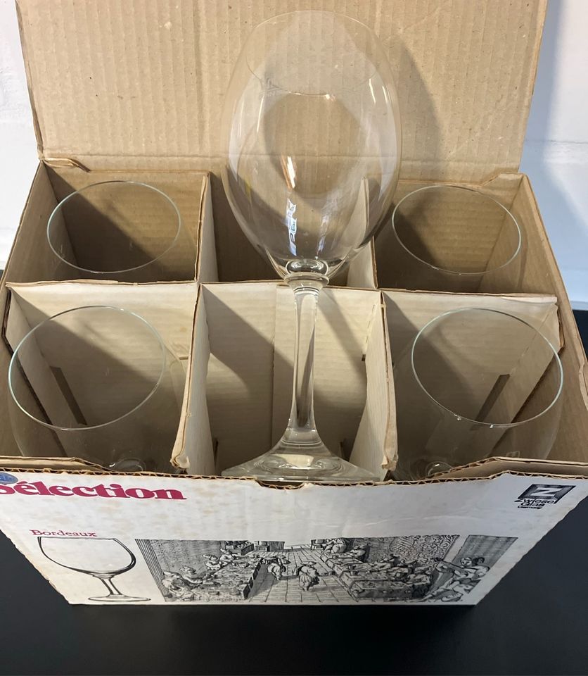 5 Bordeaux Weingläser Zwiesel Glas in Ritterhude