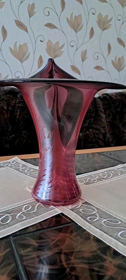 Murano Glas Vase. in Schmelz