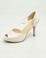 Brautschuhe aus Satin Schuhe Damenschuhe Hochzeit 9,5 cm Absatz Baden-Württemberg - Meckenbeuren Vorschau