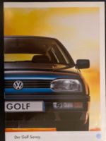 Prospekt VW Golf III Savoy von 01/1994 Nordrhein-Westfalen - Mettmann Vorschau