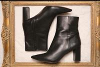 Zara Stiefelette schwarz Leder 38 Baden-Württemberg - Salem Vorschau
