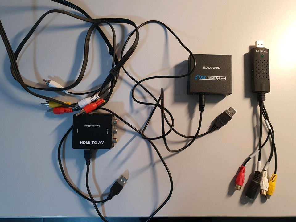 HDMI Splitter,HDMI to AV Converter, Logilink Video Grabber in  Nordrhein-Westfalen - Niederkassel | Weitere TV & Video Artikel gebraucht  kaufen | eBay Kleinanzeigen ist jetzt Kleinanzeigen