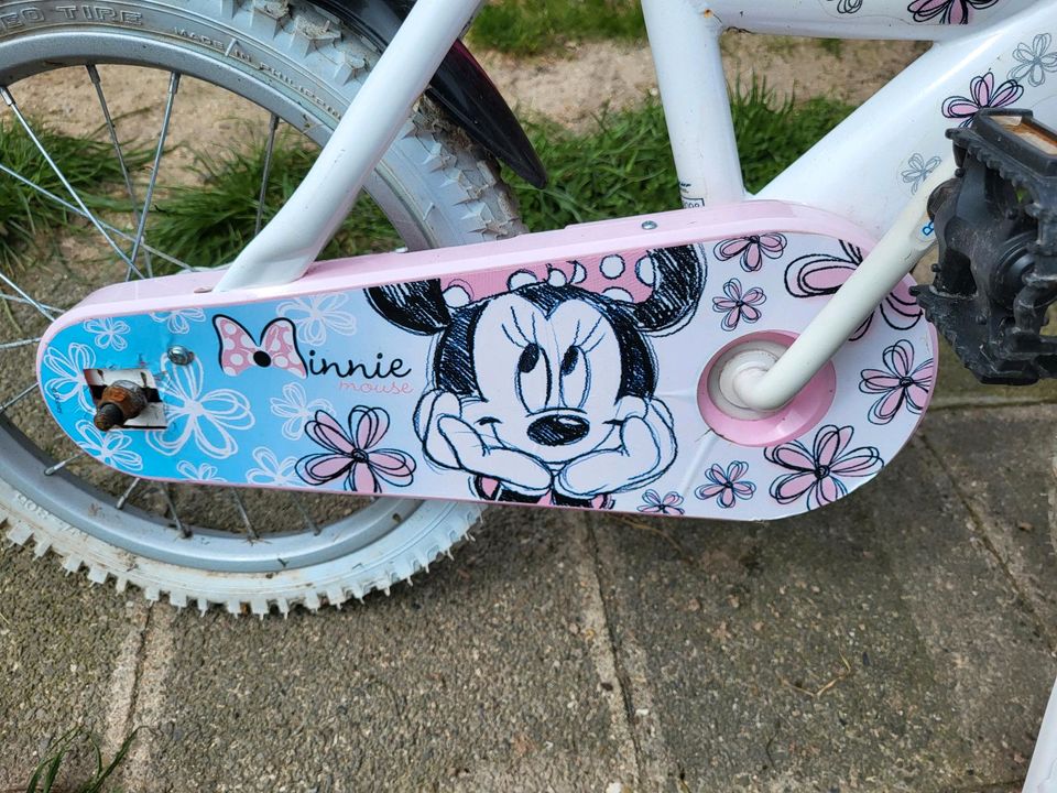 Kinderfahrrad Mädchenrad Micky Maus Disney in Reinsfeld