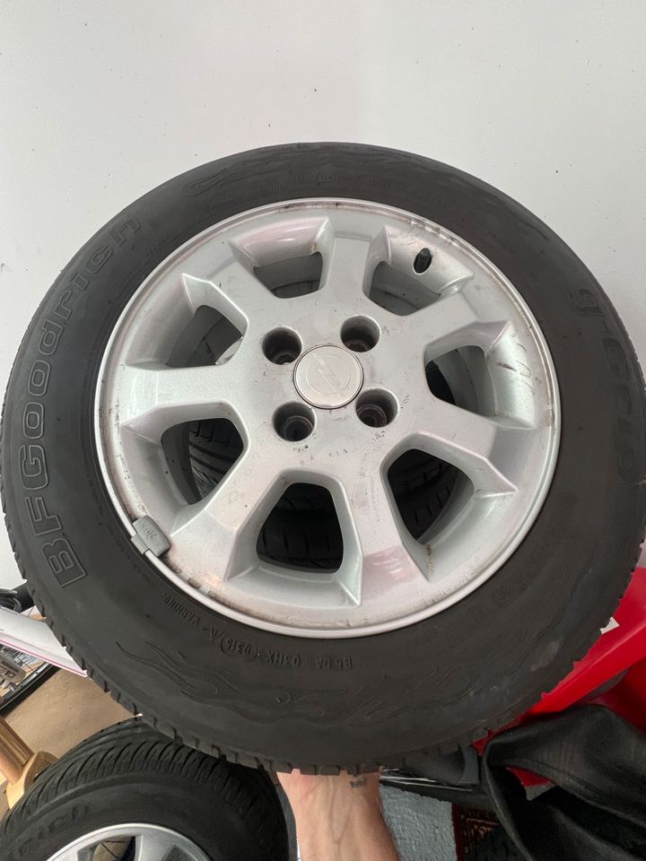 Opel Astra G orig. Alu Sommerräder 15“ 195/60/15 4/100 in Esslingen