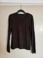 Langarm-Shirt V-Ausschnitt Taifun dunkelbraun Gr. 38 Bayern - Lichtenfels Vorschau