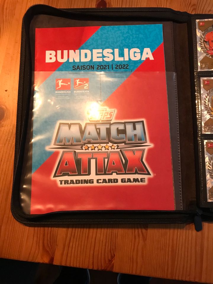 Sammelkarten Match Attax Bundesliga 2021 2022 mit Hefter in Leipzig