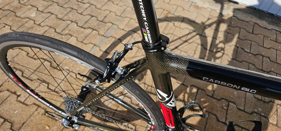 Rennrad STEVENS Carbon mit Campagnolo Record RH 54 in Leinzell