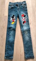 Jeans mit Mickey Mouse Print gr 128 Schleswig-Holstein - Medelby Vorschau