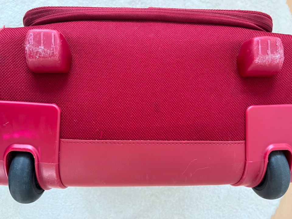 Delsey Koffer-Set Kabinentrolley mit Beautycase Stoff Rot in Remseck am Neckar